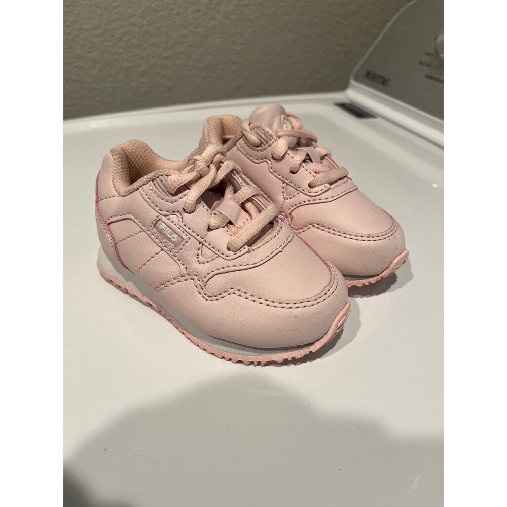 FILA Toddler Sneakers – Pink – Size 6C – Good Used Condition